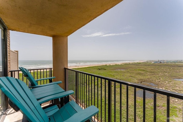 110 Padre Blvd Unit 603, South Padre Island, TX 78597 - balcony featuring a water view