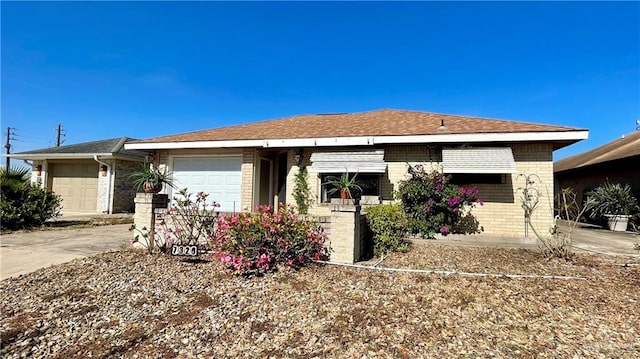 ranch-style house with a garage