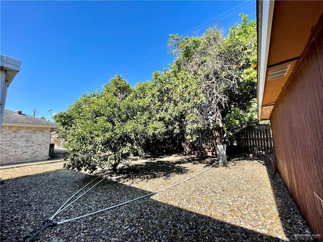 view of yard featuring a patio