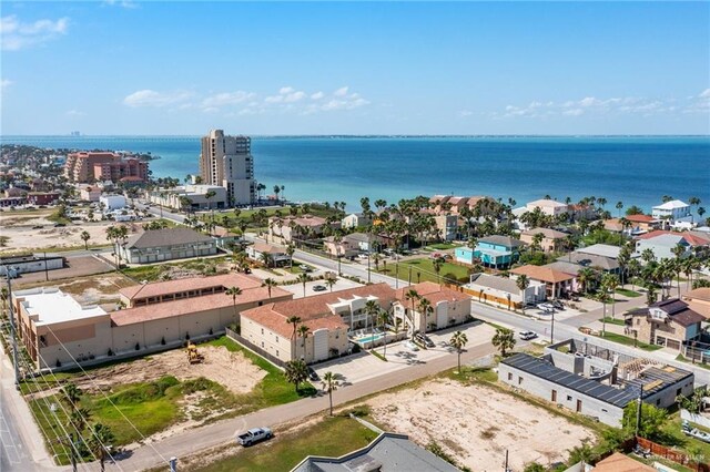 109 W Cora Lee Dr Unit 9, South Padre Island, TX 78597 - birds eye view of property with a water view