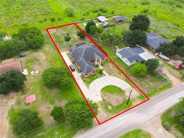 1617 N Monmack Rd, Edinburg, TX 78541 - view of property location featuring property parcel outlined
