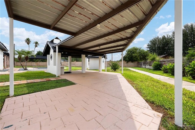 view of patio