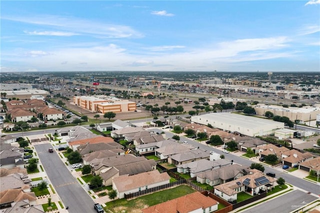aerial view featuring a residential view