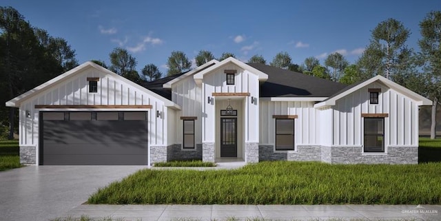 29002 Reynolds St, La Feria, TX 78559 - modern inspired farmhouse with a front lawn and a garage