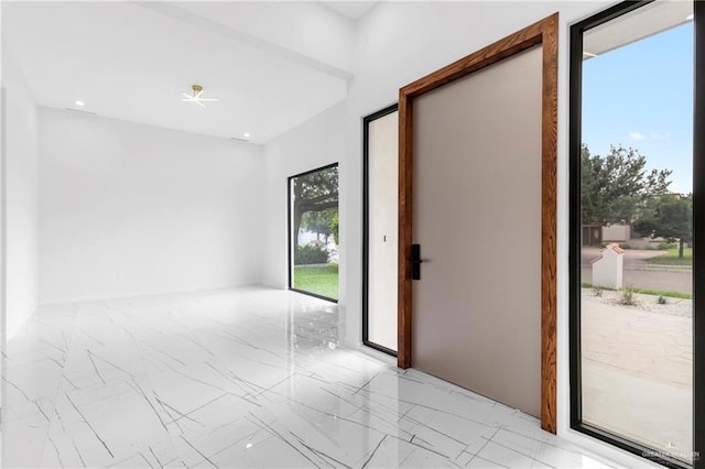 2228 S 45th St, Mcallen, TX 78503 - foyer entrance with light marble finish floors