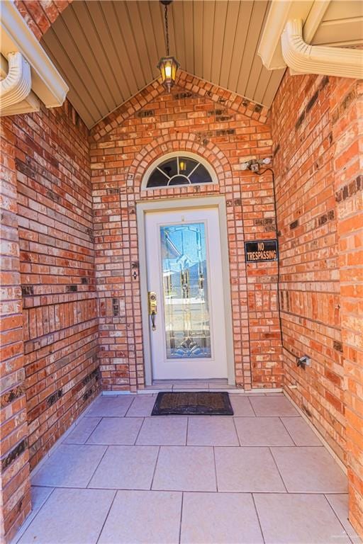 entrance to property with covered porch