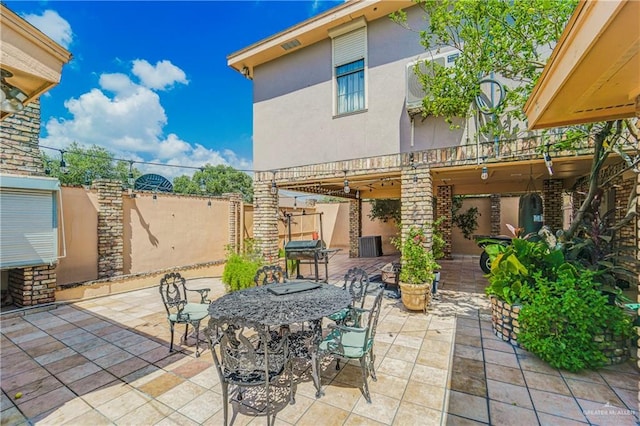 228 Oak Ridge Dr, Rio Grande City, TX 78582 - view of patio with outdoor dining area