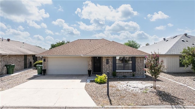 ranch-style house with a garage