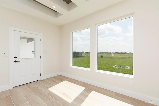 1027 Broken Arrow Dr, Alamo, TX 78516 - spare room with wood finish floors and baseboards