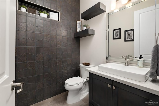 8101 N 5th St, Mcallen, TX 78504 - bathroom featuring vanity and toilet