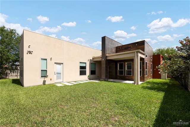 1817 Incarnate Word Ave, Mcallen, TX 78504 - back of property featuring a yard and stucco siding