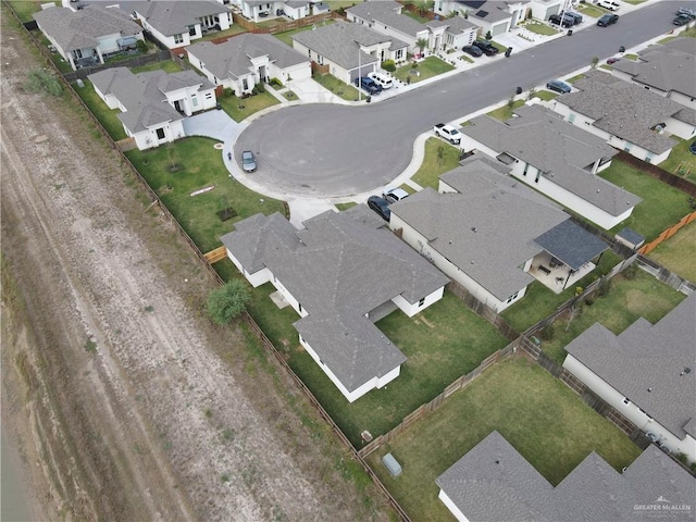 drone / aerial view featuring a residential view