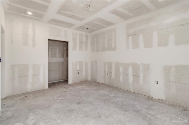 empty room featuring concrete floors