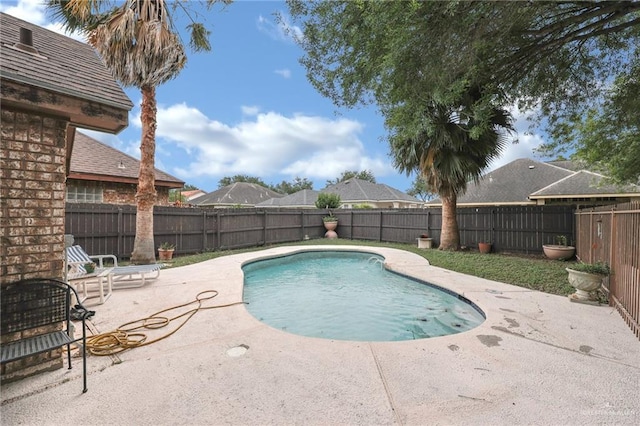 3704 San Gerardo St, Mission, TX 78572 - view of pool with a patio area, a fenced backyard, and a fenced in pool