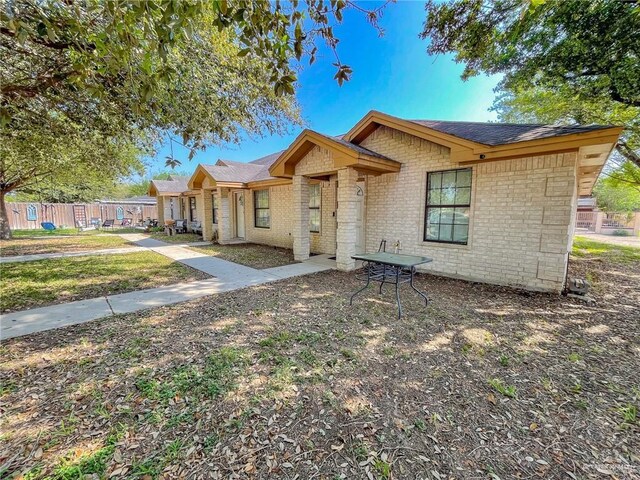 view of ranch-style home