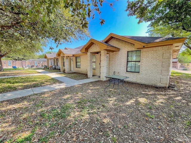 view of ranch-style home