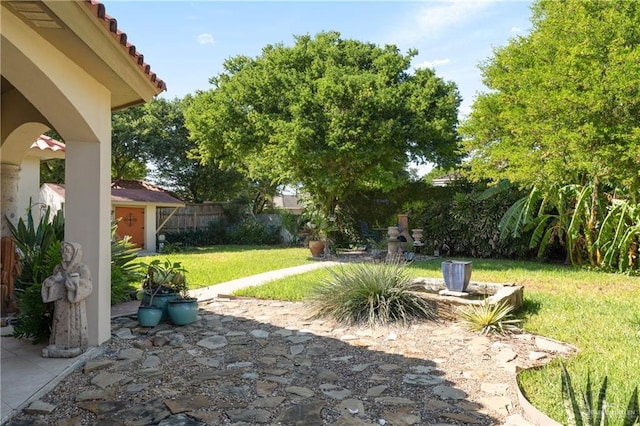 5512 Autumn Mist Ln, Brownsville, TX 78526 - view of yard with a patio area