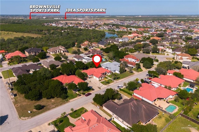 5512 Autumn Mist Ln, Brownsville, TX 78526 - aerial perspective of suburban area