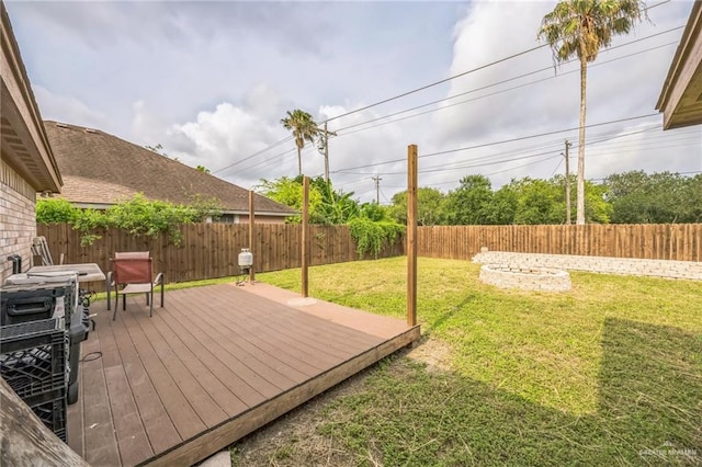 612 Valencia Ln, Brownsville, TX 78521 - view of wooden terrace