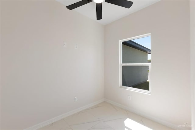 2203 San Charbel St, San Juan, TX 78589 - empty room with baseboards and ceiling fan