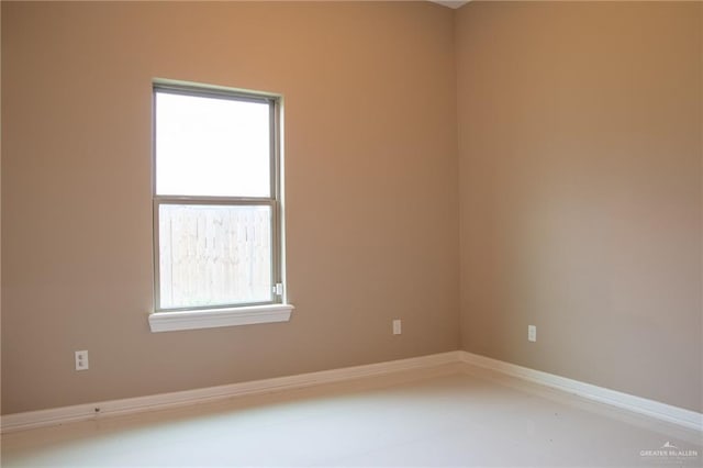 view of unfurnished room