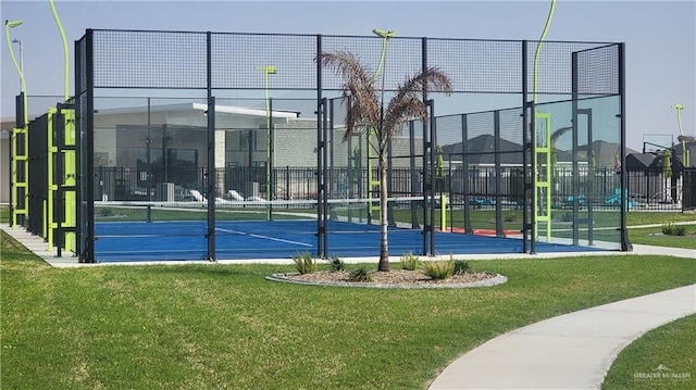2701 E Versace Dr, Edinburg, TX 78542 - view of basketball court featuring a tennis court