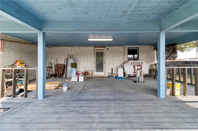 3204 Barbara Ln, Edinburg, TX 78542 - wooden terrace with water heater