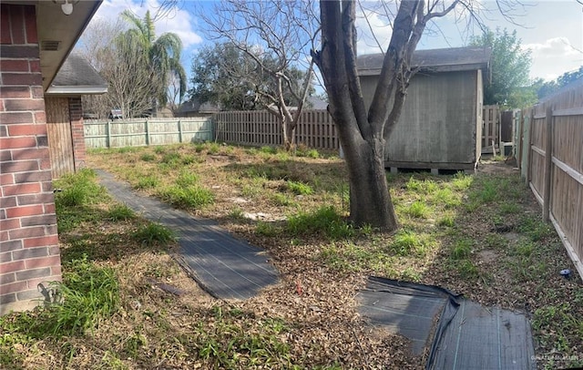 view of yard
