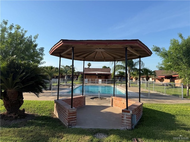 800 E Dallas Ave Unit 17, Mcallen, TX 78501 - community pool featuring a patio area and a gazebo