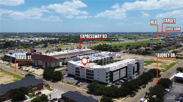 813 Travis St Unit 203, Mission, TX 78572 - drone / aerial view