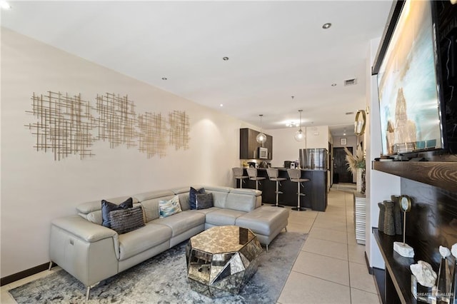 813 Travis St Unit 203, Mission, TX 78572 - living area featuring light tile patterned flooring