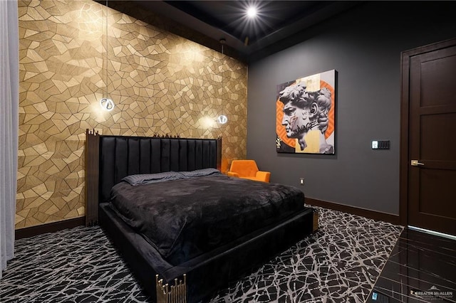 4704 Estancia Pkwy, Mcallen, TX 78504 - bedroom with baseboards and an accent wall