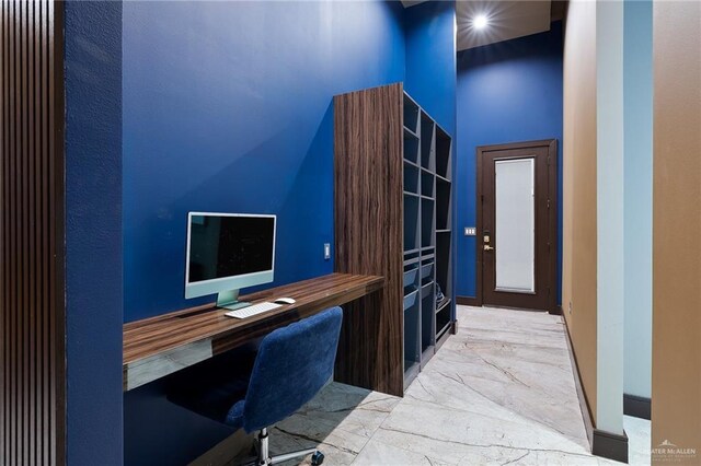 4704 Estancia Pkwy, Mcallen, TX 78504 - home office featuring marble look tile flooring