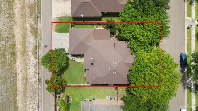 2009 E 29th St, Mission, TX 78574 - view from above of property featuring property parcel outlined