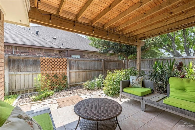 2009 E 29th St, Mission, TX 78574 - fenced backyard featuring a patio