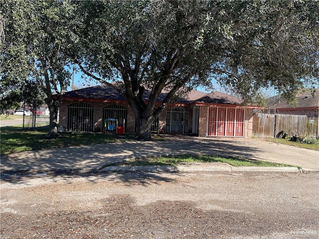 view of front of home