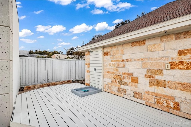 view of deck