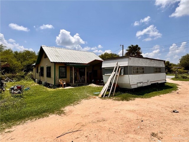 view of rear view of property