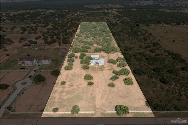 35206 Longhorn Dr, Linn, TX 78563 - aerial view of property and surrounding area