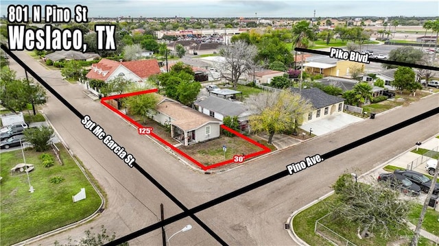801 N Pino St, Weslaco, TX 78596 - birds eye view of property