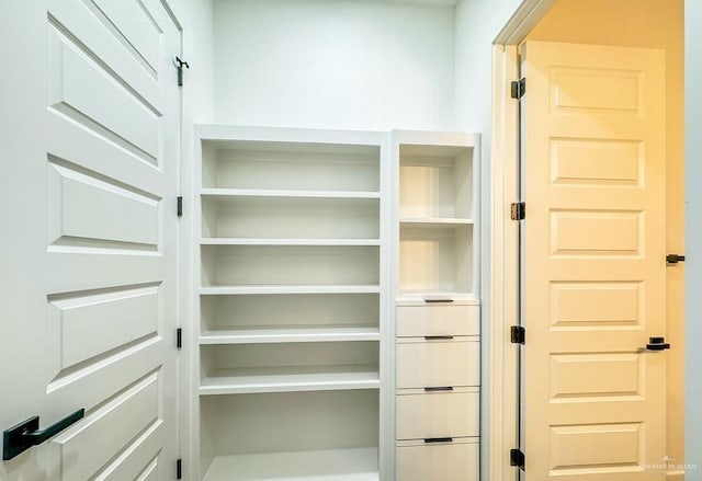 view of closet