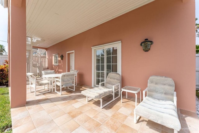 131 E Hibiscus St, South Padre Island, TX 78597 - view of patio / terrace with outdoor dining space