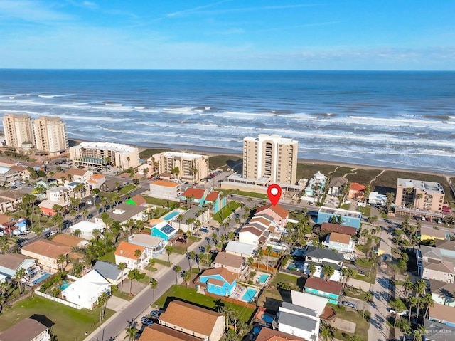 131 E Hibiscus St, South Padre Island, TX 78597 - aerial view featuring a water view