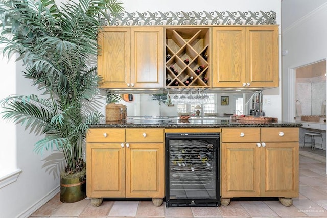 131 E Hibiscus St, South Padre Island, TX 78597 - bar featuring wine cooler and wet bar