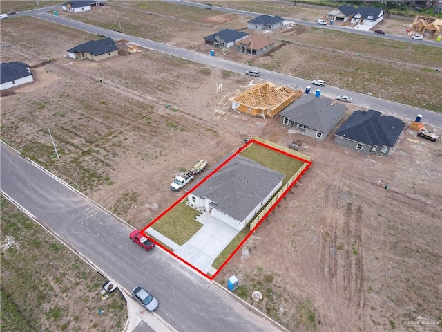 2205 Cardinal Dr, Weslaco, TX 78596 - aerial view of property's location featuring property boundaries highlighted