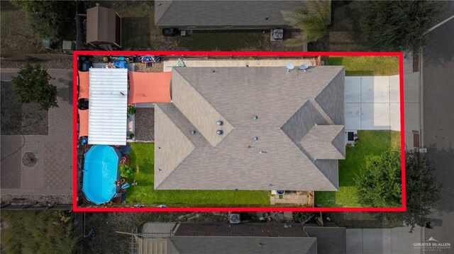 512 S Mina De Oro St, Mission, TX 78572 - view of subject property with property boundaries highlighted