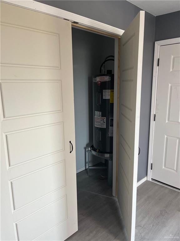 121 N Kentucky St, Mission, TX 78573 - closet featuring electric water heater