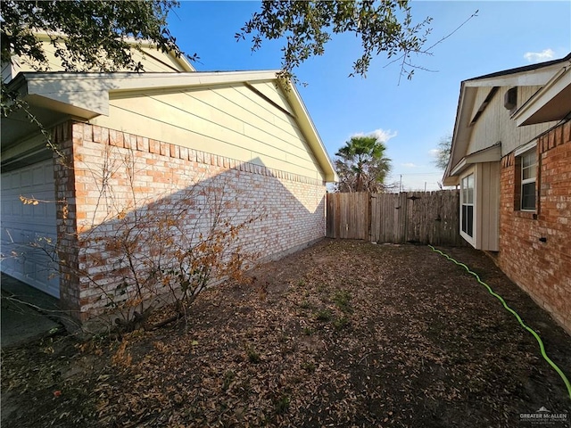 view of side of property