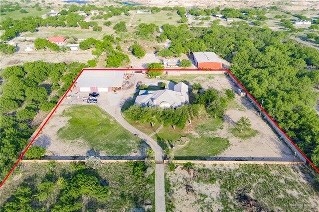 drone / aerial view
