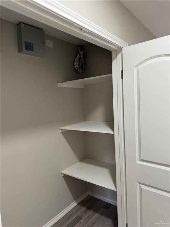 1401 Royola St, Mission, TX 78572 - detailed view of wood finished floors and baseboards